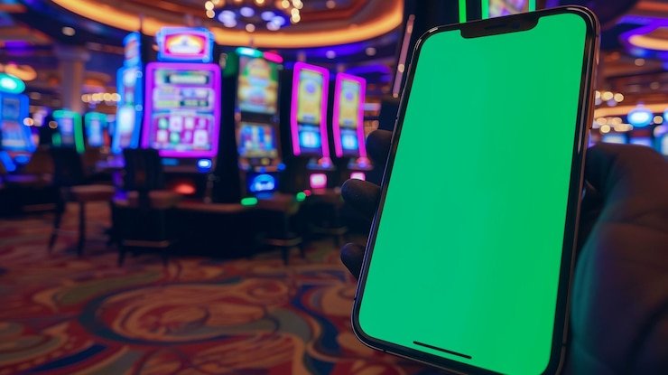 Android phone view of a casino-style game center for Bangladesh users